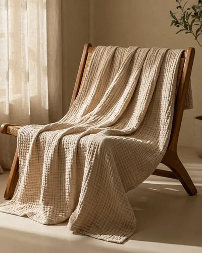 The Breathable Muslin Blanket